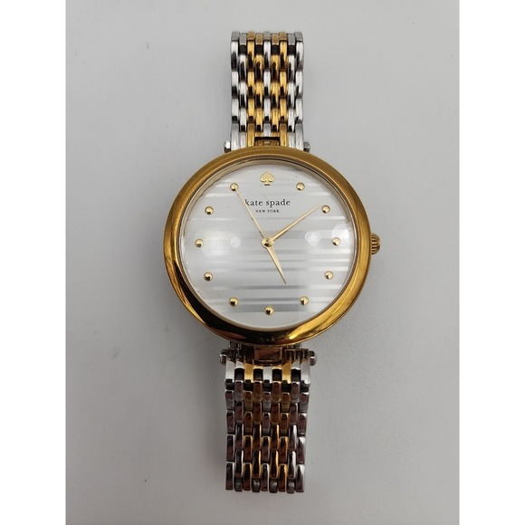 Parts Only Kate Spade Varick Two Tone Stainless Steel Ladies Watch - Picture 2 of 15